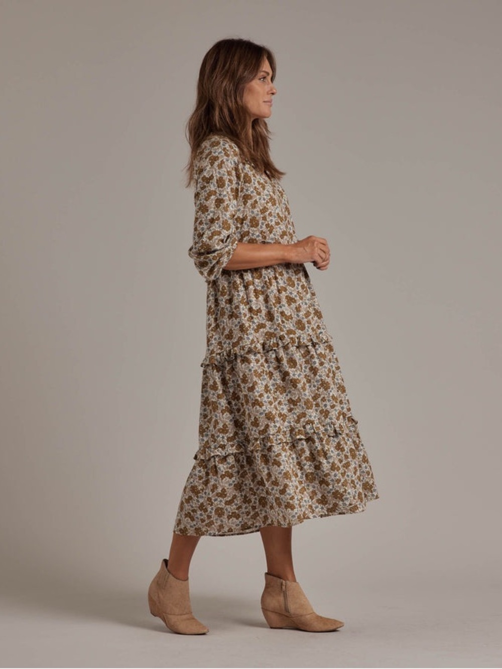 NWT Rylee and Cru Mabel dress gardenia